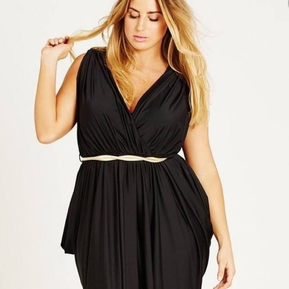 City Chic Dresses & Skirts - City Chic | long goddess black dress